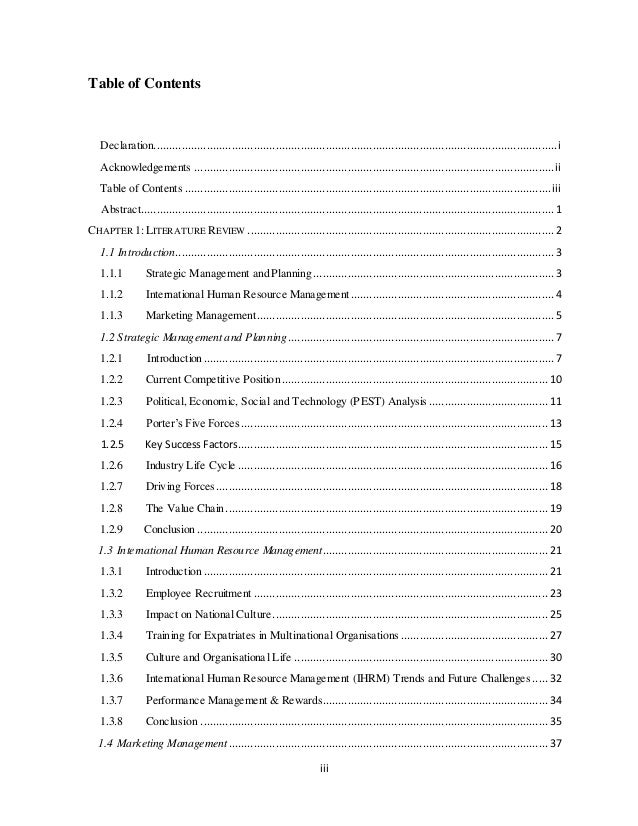 A review of the strategic management literature - USQ ePrints