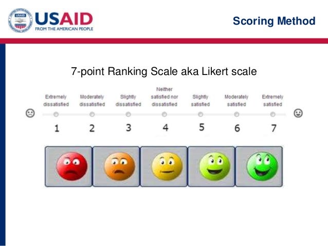 scale 1 to 6