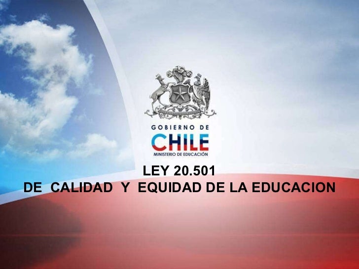 LEY DE CALIDAD EN LA EDUCACION ley de calidad en la educacion: