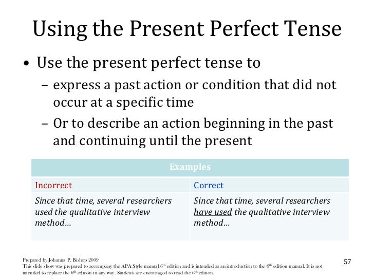 What tense should an essay be written in