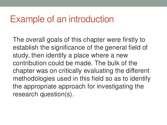 Introduction about literature review