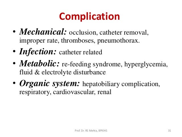 tpn complications