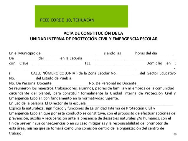 manual de unidades de proteccion civil y emergencia escolar