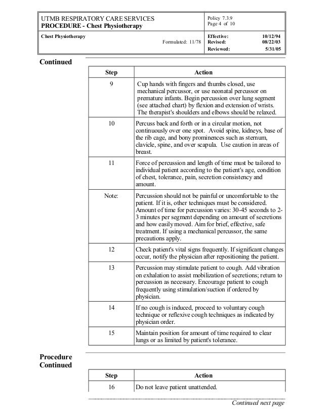 7 39 chest physiotherapy