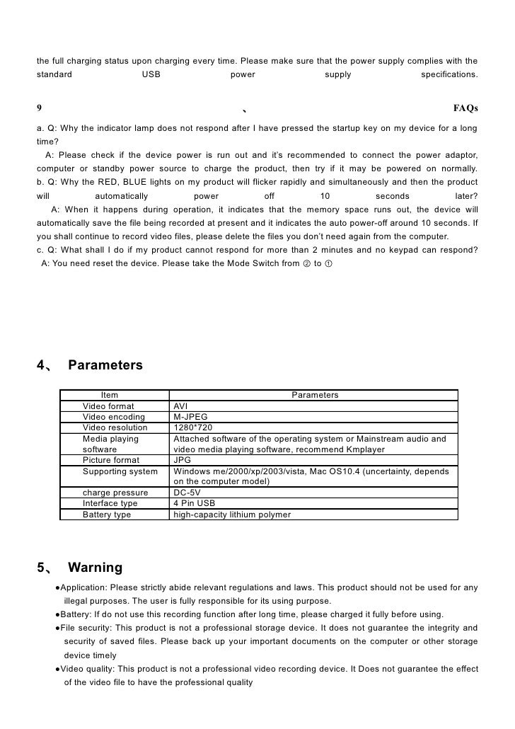 Spy Pen Camera User Manual Pdf