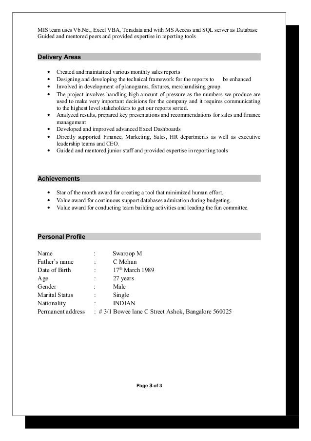 Teradata Resume Sle mcse resume sle 28 images sle cover letter for