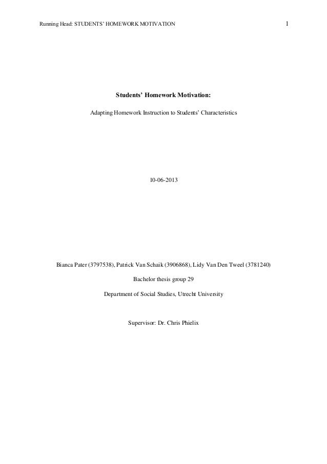 thesis on homework thesis on homework