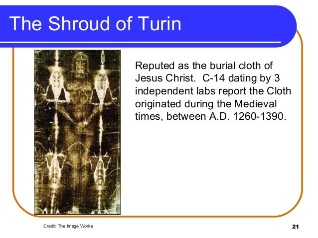 Shroud of turin second carbon dating