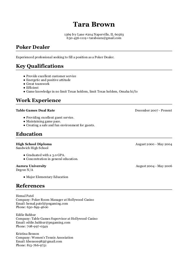casino host resumes