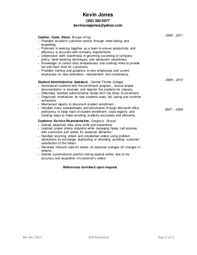 assistant manager skills resume