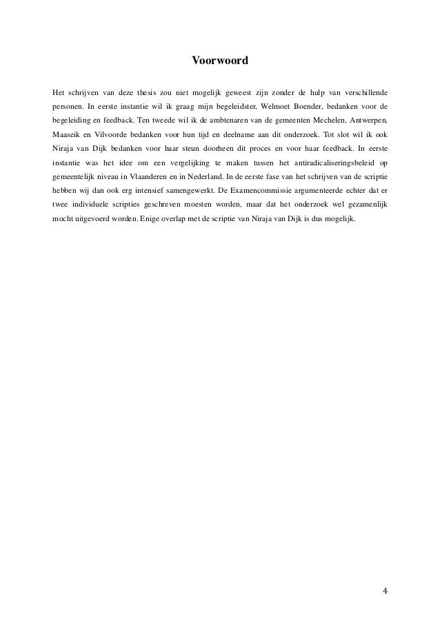 Hulp bij master thesis