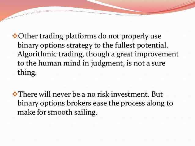 among binary options trading forum