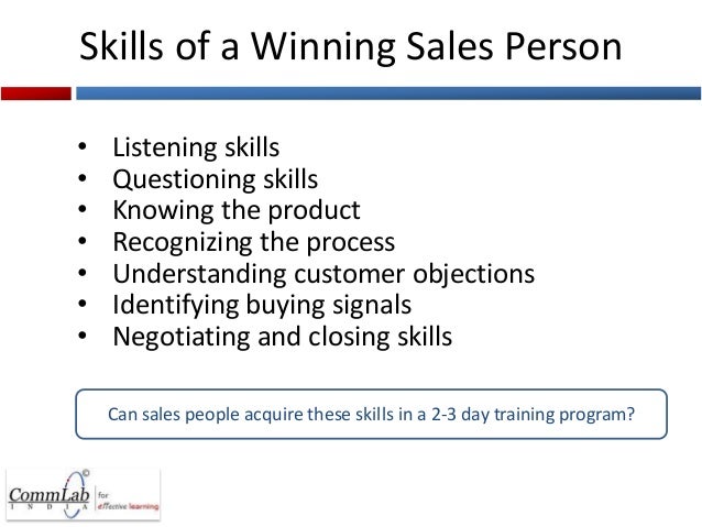 sle of skills 7 must skills for a sales person and the of sle of skills 7 must skills for a sales person and the of