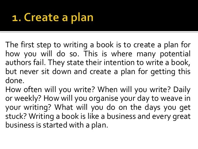 first step to writing a book first step to writing a book