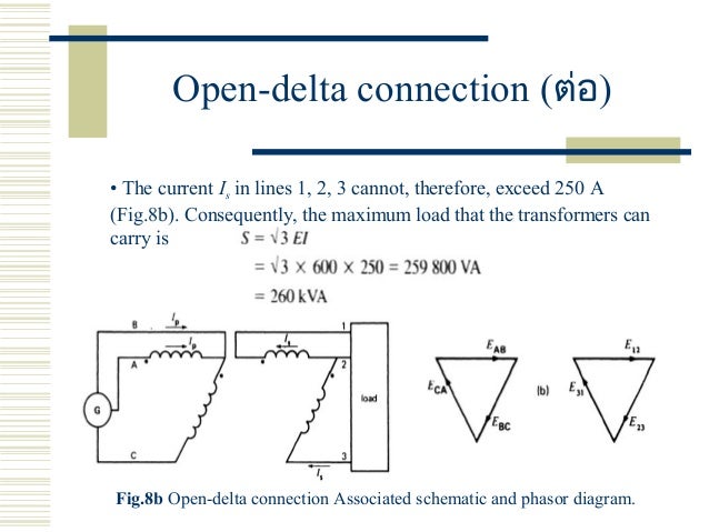 Open Delta Transformer Bank Wiring Diagram