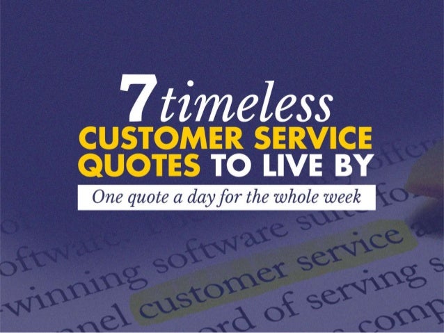 quote on service