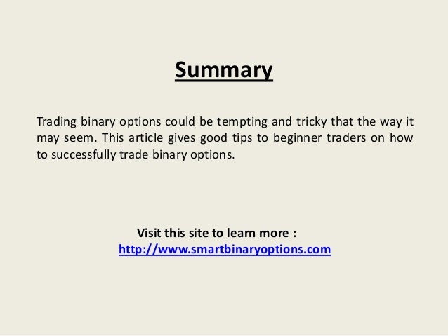 derived profits from binary options review