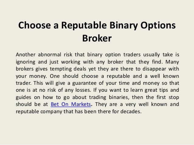 binary option quotes