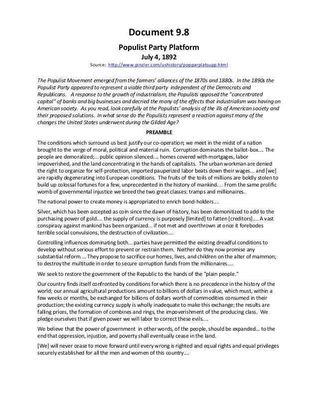 dbq 8 the farmers movement Essays related to dbq farmers 1 the populist movement was more of a farmers revolt 8 dbq chesapeake vs new england. dbq 8 the farmers movement Essays related to dbq farmers 1 the populist movement was more of a farmers revolt 8 dbq chesapeake vs new england.