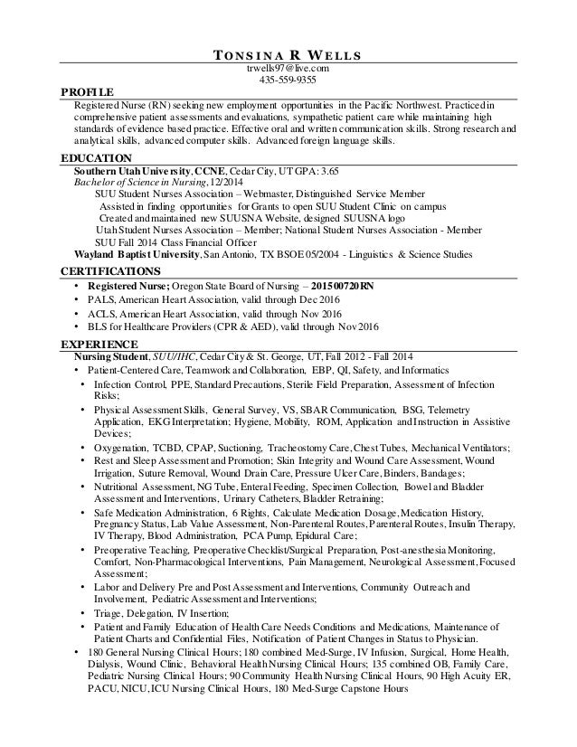 pacu rn resume