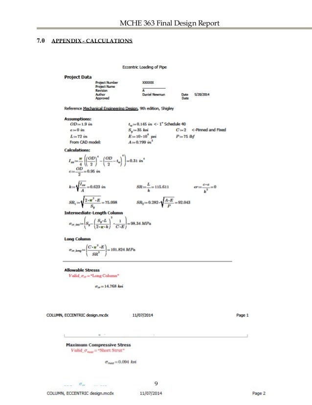 engineering design report sle mche 363 engineering design report engineering design report sle mche 363 engineering design report