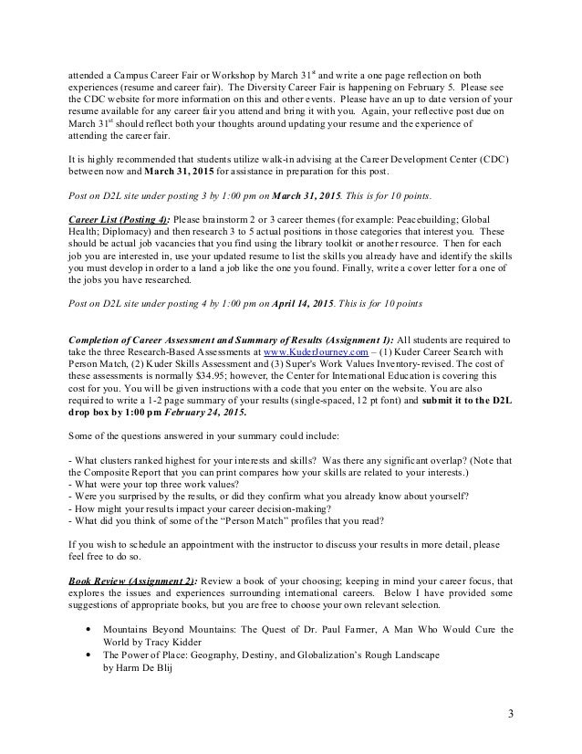 Introduction to a reflective essay