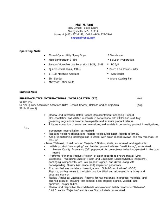 review resumes online