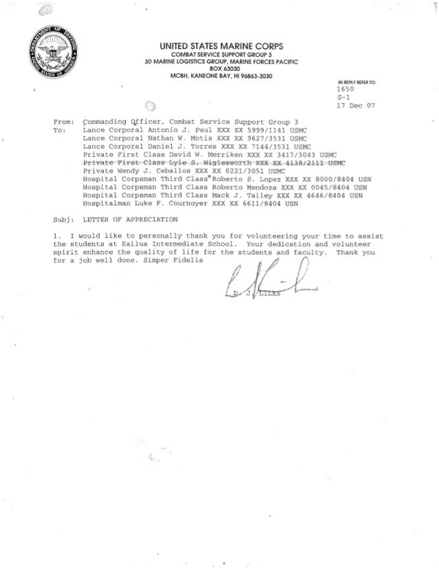 appreciation letter to school kailua school letter of appreciation appreciation letter to school kailua school letter of appreciation