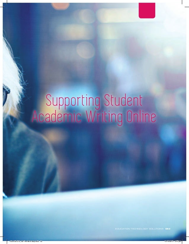 Academic writing course and faculty and online