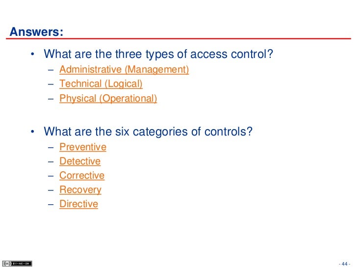 8 Access Control