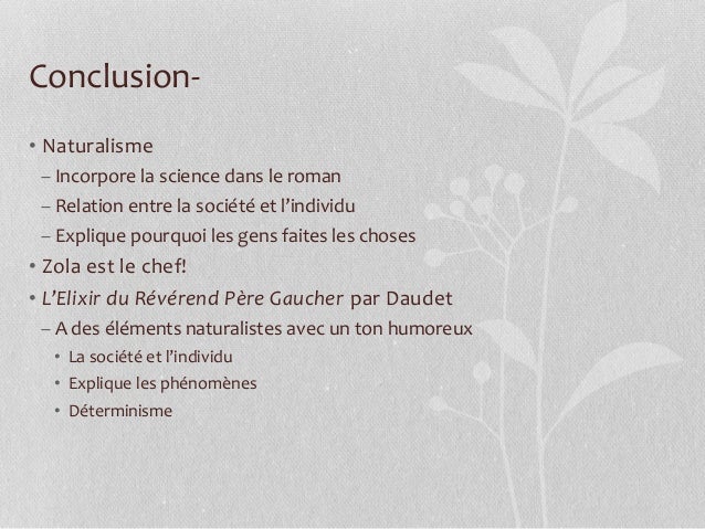 Naturalisme et Daudet