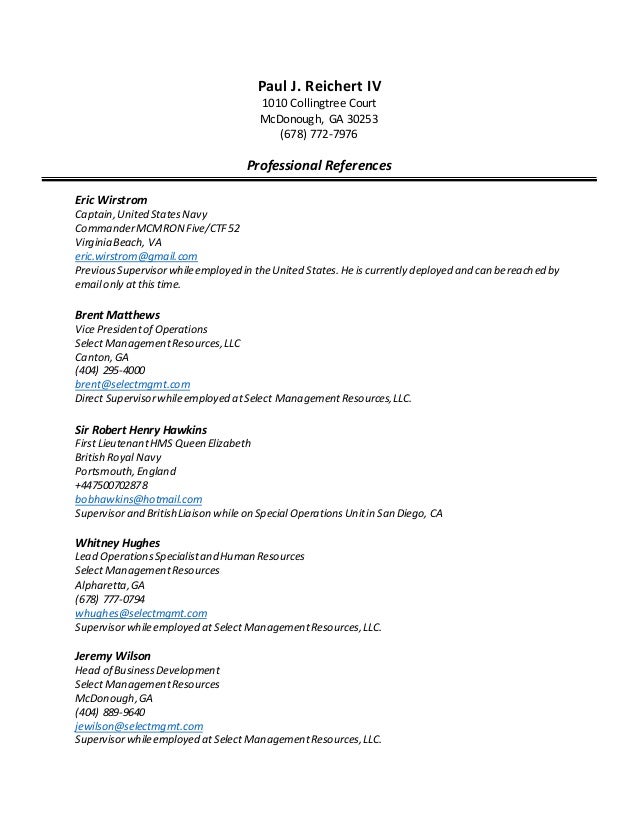 <strong>Personal Character Reference</strong> Letter - <strong>Job Interviews</strong> Personal reference list template