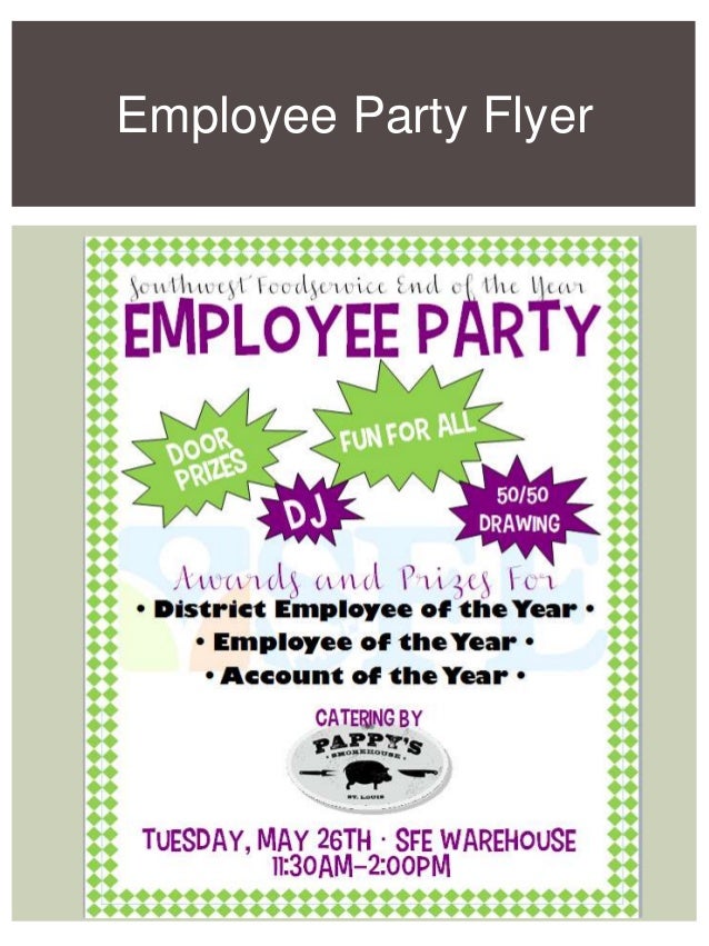 staff appreciation flyer