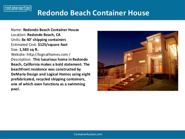 Redondo Beach Shipping Container Home Redondo Beach Shipping Container Home