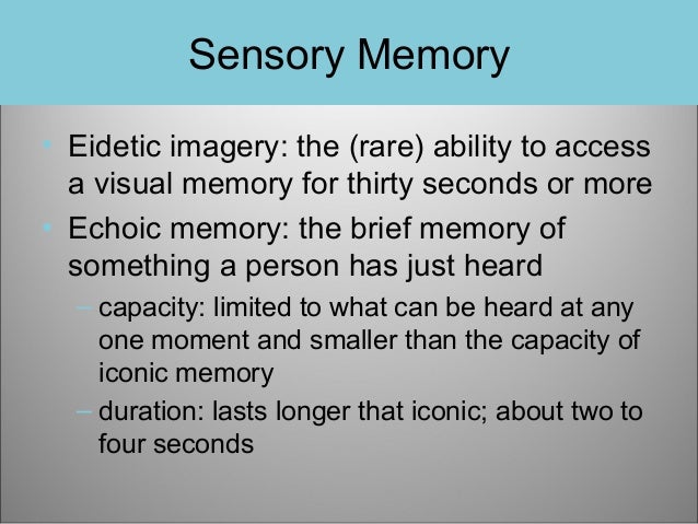 define eidetic memory define eidetic memory