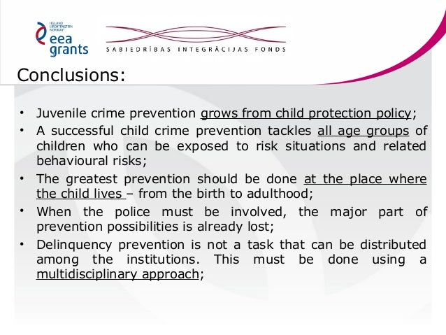 Essay on juvenile crime