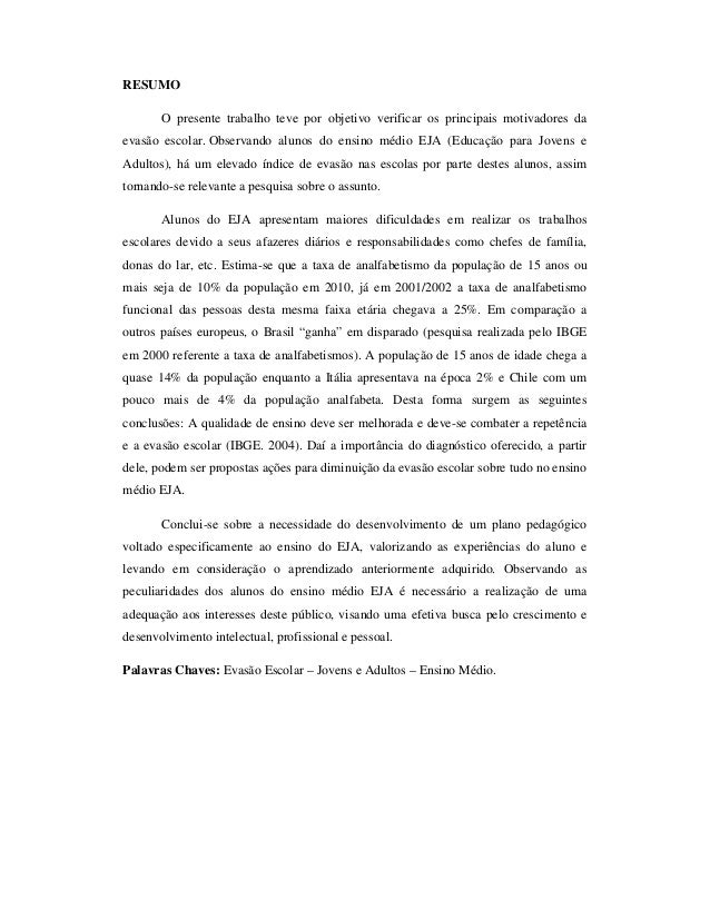 Monografias sobre eja