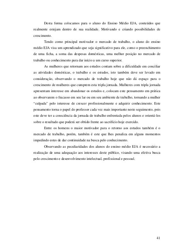 Monografias sobre eja