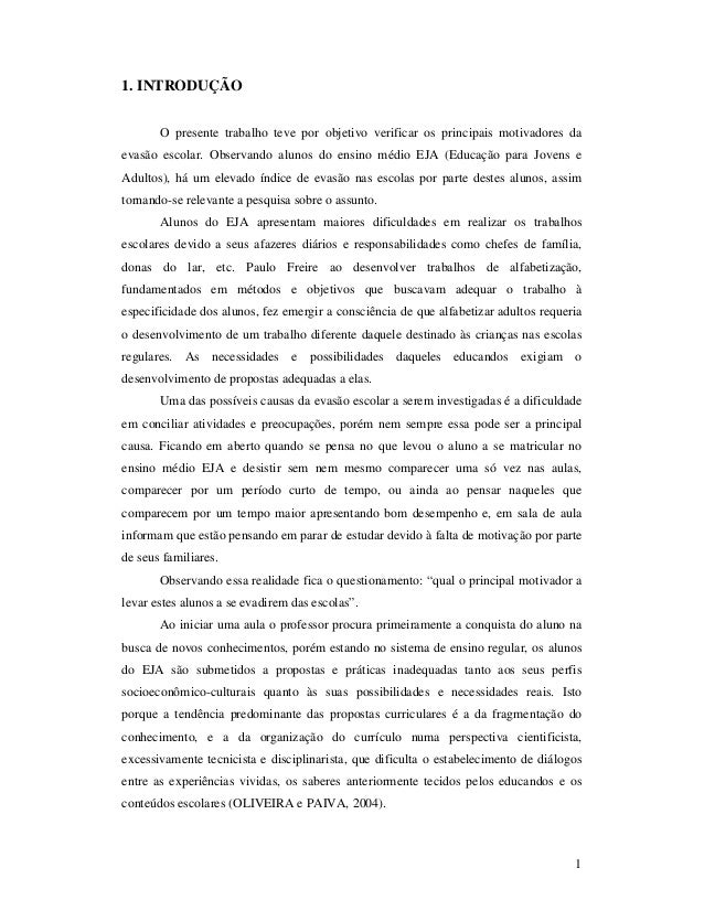 Monografias sobre eja