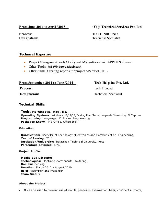 resume technical expertise with 5 2 years exp technical expertise resumes