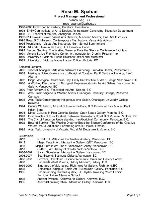 art curator resume twnctry