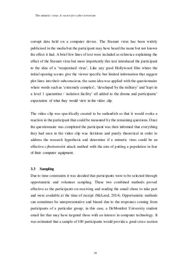 Research paper on terrorism