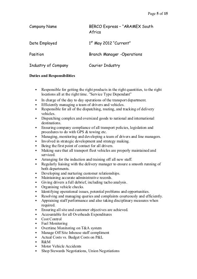 auto finance manager resume