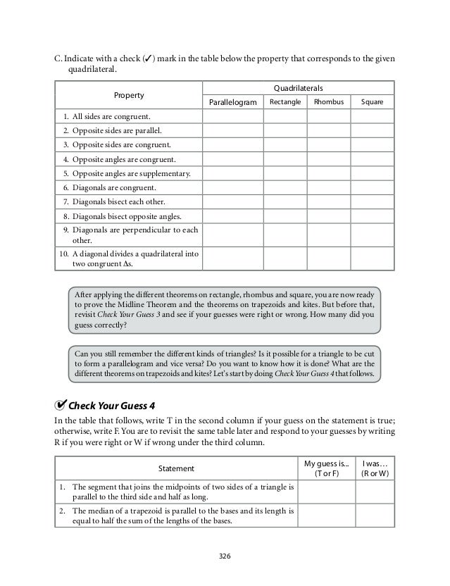 Grade 9 Mathematics Module 5 Quadrilaterals (LM)
