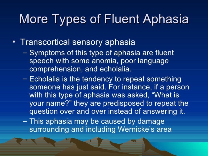 Aphasia Presentation