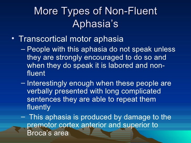 Aphasia Presentation