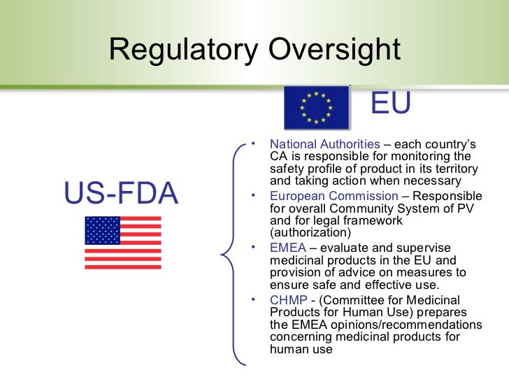 Drug Safety Regulations In The Us And Eu