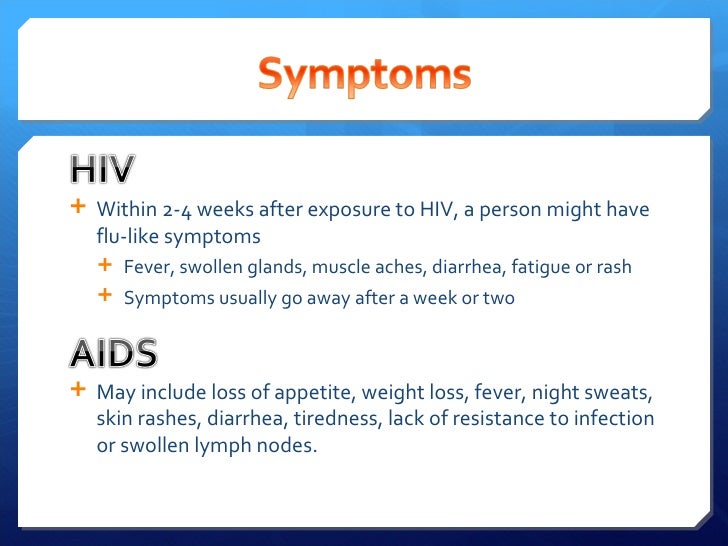 swollen lymph nodes hiv