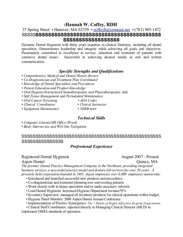 andy future rdh resume