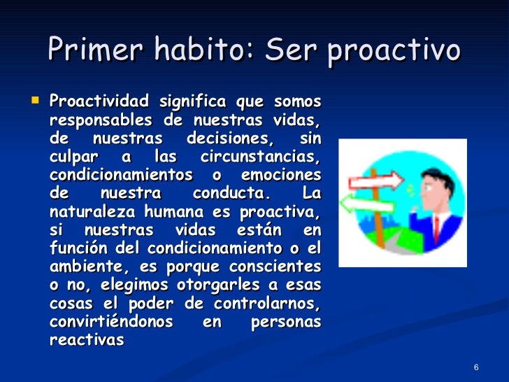 los 7 habitos de la gente altamente efectiva 1 habito